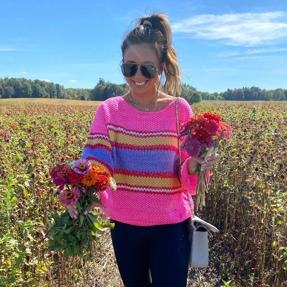 Colored Sweater. Worn once